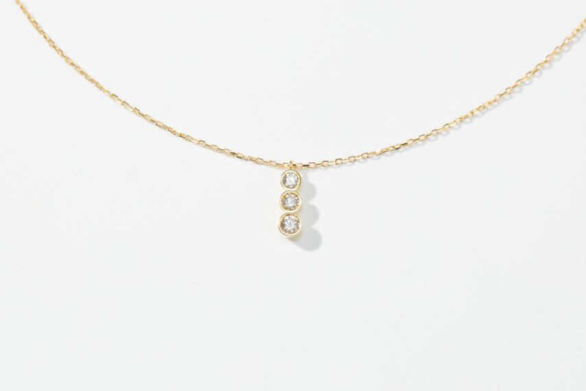 【ふるさと納税】＜ 甲府ジュエリー ＞ ネックレス ペンダント ジュエリー レディース アクセサリー ダイヤモンド 0.20ct K18 イエローゴールド ハート ジュエリーケース付 鑑別書付 保証書付 k244-036 サムネイル2