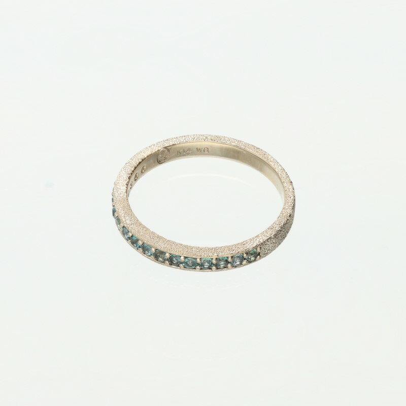 【ふるさと納税】＜ 甲府ジュエリー ＞ リング 指輪 ジュエリー レディース アクセサリー K14 サンドベージュゴールド アレキサンドライト 無骨 洗練 繊細 独創的 カラーストーン ハーフエタニティ スターダスト加工 やまなし 名工 リングケース付 保証書付 k244-069 サムネイル3