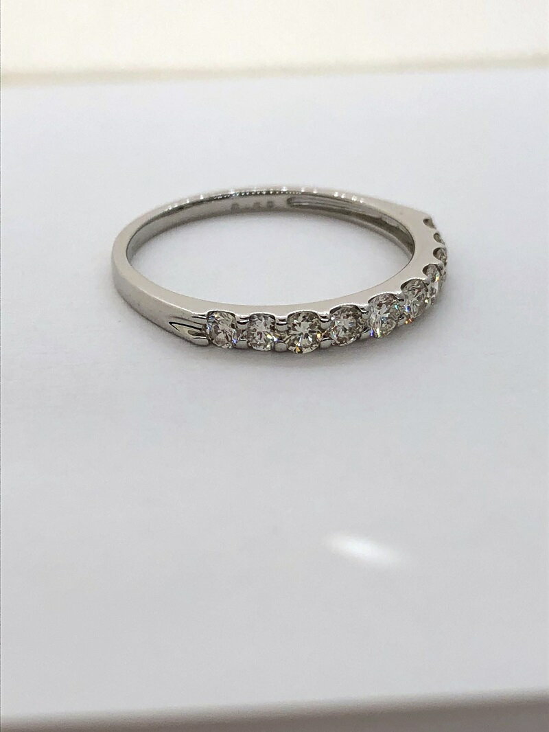 【ふるさと納税】＜ 甲府ジュエリー ＞ リング 指輪 ジュエリー レディース アクセサリー PT900 プラチナ 天然 ダイヤモンド 0.50カラット ハーフエタニティー ギフト ラッピング ジュエリーケース付 保証書付 k161-010 - 画像3