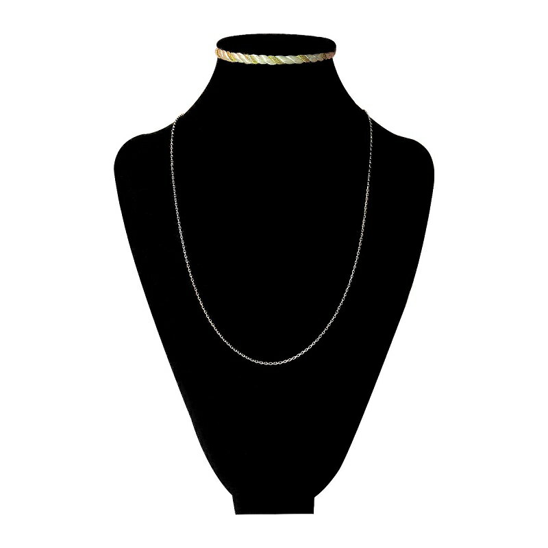 【ふるさと納税】＜ 甲府ジュエリー ＞ ネックレスチェーン ジュエリー レディース メンズ アクセサリー 18金 K18 ホワイトゴールド マーヴェラスカット 無段階長さ調整 ギフト プレゼント ジュエリーケース付 保証書付 k233-005 サムネイル2