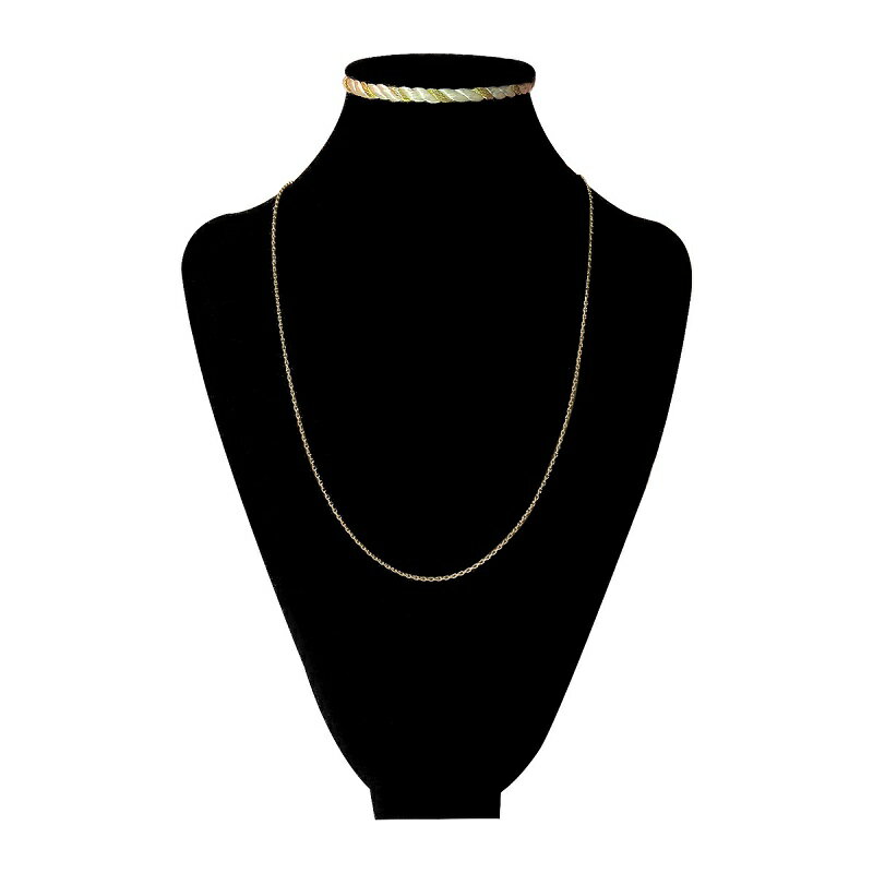 【ふるさと納税】＜ 甲府ジュエリー ＞ ネックレスチェーン ジュエリー レディース メンズ アクセサリー 18金 K18 イエローゴールド マーヴェラスカット 無段階長さ調整 ギフト プレゼント ジュエリーケース付 保証書付 k233-006 サムネイル2