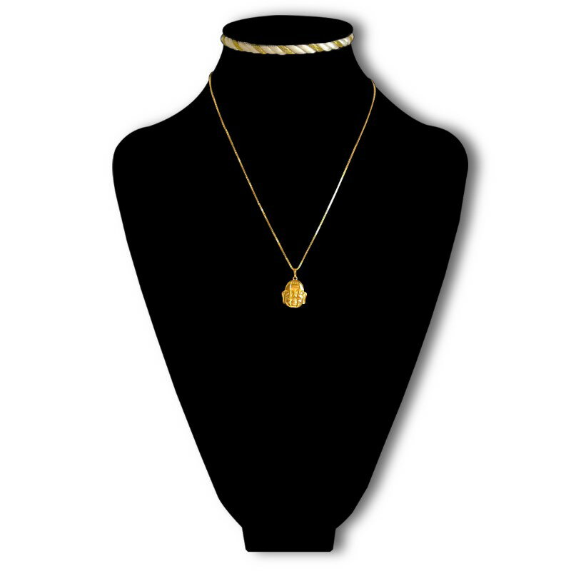 【ふるさと納税】＜ 甲府ジュエリー ＞ ペンダント ネックレス ジュエリー レディース メンズ アクセサリー K24 純金 宝誌和尚 御守り 長さ調整可 ギフト プレゼント ジュエリーケース付 保証書付 k233-017 サムネイル2