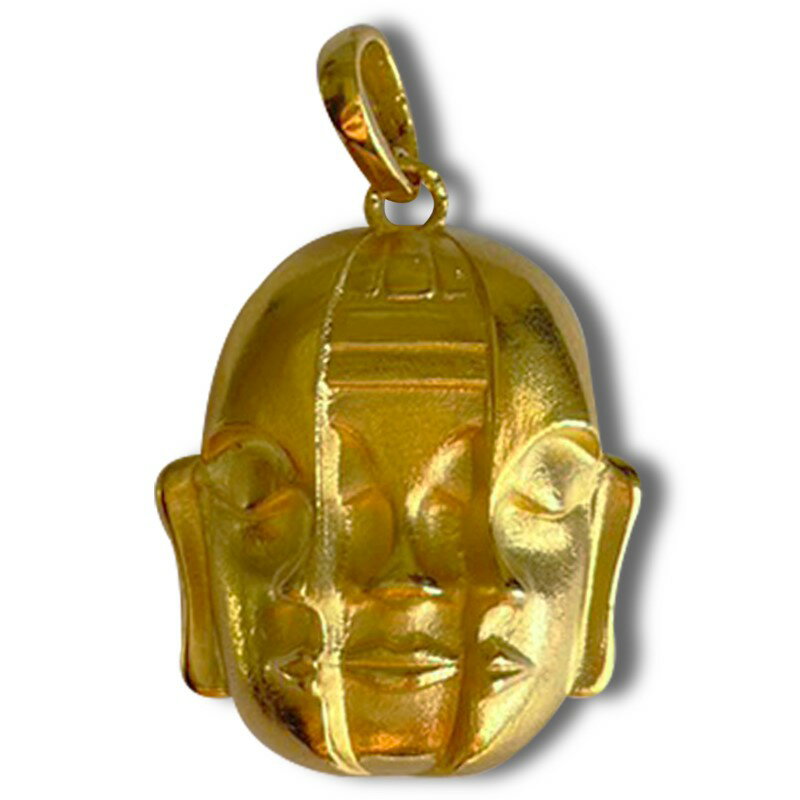 【ふるさと納税】＜ 甲府ジュエリー ＞ ペンダント ネックレス ジュエリー レディース メンズ アクセサリー K24 純金 宝誌和尚 御守り 長さ調整可 ギフト プレゼント ジュエリーケース付 保証書付 k233-017 サムネイル3