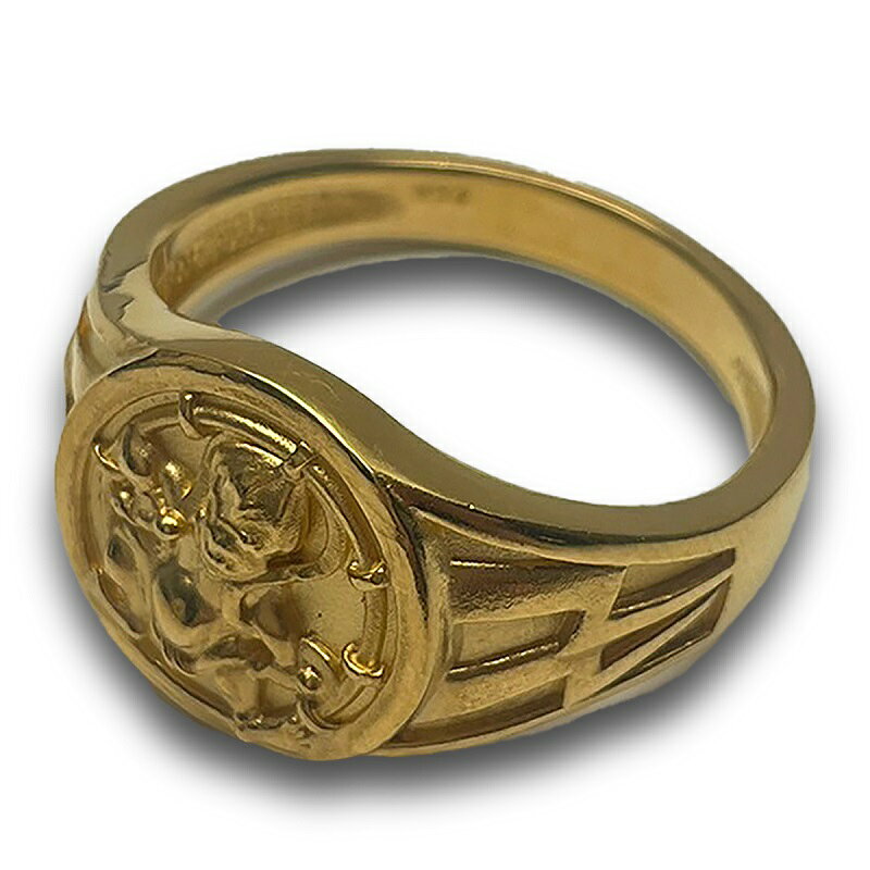 【ふるさと納税】＜ 甲府ジュエリー ＞ リング 指輪 ジュエリー レディース メンズ アクセサリー K24 純金 雷神 御守り ギフト プレゼント ジュエリーケース付 保証書付 k233-021 サムネイル3