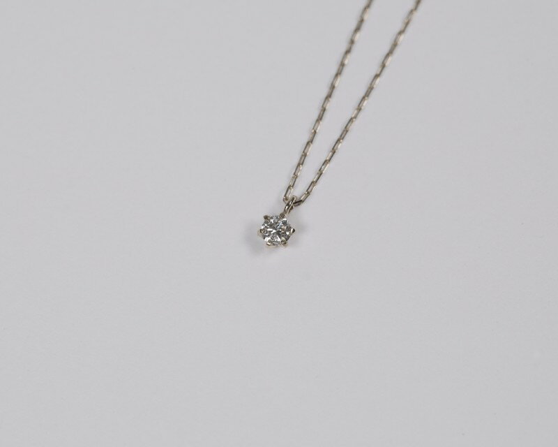【ふるさと納税】＜ 甲府ジュエリー ＞ ネックレス ジュエリー レディース アクセサリー Pt900 プラチナ ダイヤモンド 0.03ct 1粒 シンプル ハンドメイド ギフト プレゼント ギフトボックス付 保証書付 k220-114 サムネイル3