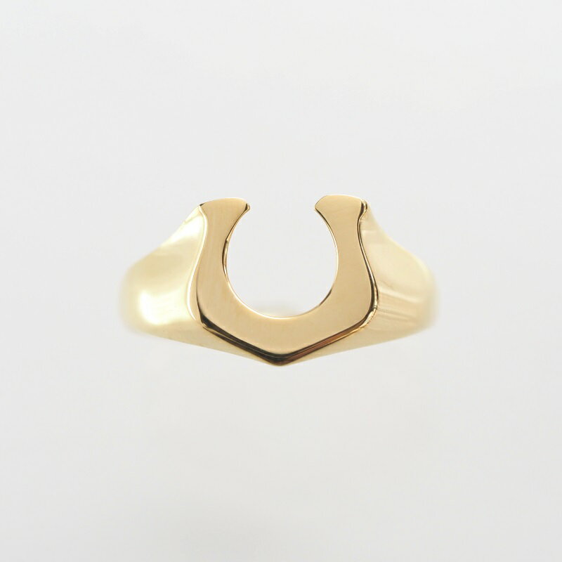 【ふるさと納税】＜ 甲府ジュエリー ＞ リング 指輪 ジュエリー レディース メンズ アクセサリー K18 YG イエローゴールド 馬蹄 ラッキーモチーフ ギフト プレゼント ジュエリーBOX付 保証書付 k276-001 サムネイル3