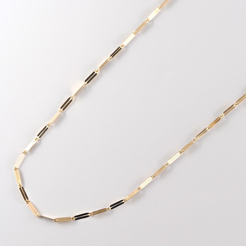 【ふるさと納税】＜ 甲府ジュエリー ＞ ネックレス ペンダント ジュエリー レディース アクセサリー K18 YG イエローゴールド モダンシック バンブーモチーフ ギフト プレゼント ジュエリーBOX付 保証書付 k276-004 サムネイル2