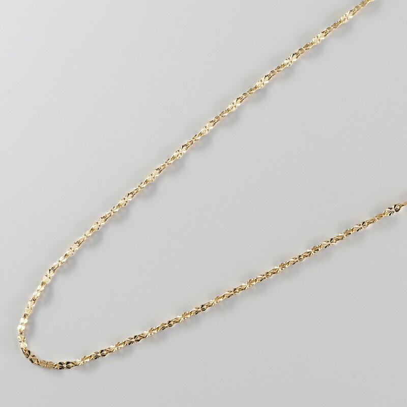 【ふるさと納税】＜ 甲府ジュエリー ＞ ネックレス ペンダント ジュエリー レディース アクセサリー K18 YG イエローゴールド デザインチェーン フラワー フェミニン ギフト プレゼント ジュエリーBOX付 保証書付 k276-006 サムネイル2