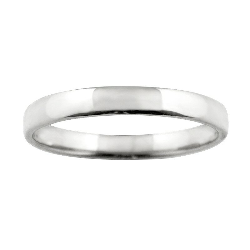 【ふるさと納税】＜ 甲府ジュエリー ＞ リング 指輪 ジュエリー レディース メンズ 甲丸 3ミリ幅 プラチナ Pt900 シンプル 定番 単品 日本製 甲府市 受注製作 J-99 ジュエリーケース付 保証書付 k287-068 サムネイル3