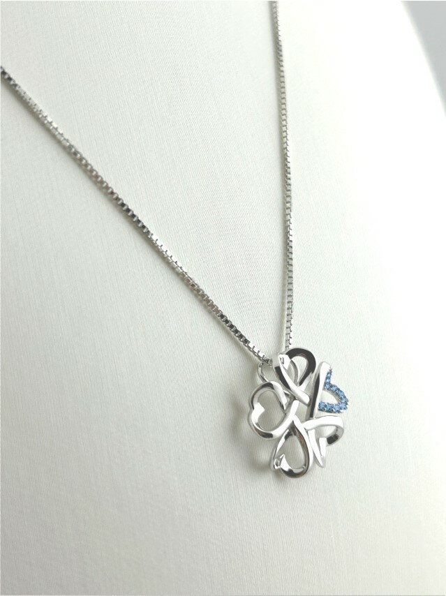 【ふるさと納税】＜ 甲府ジュエリー ＞ ペンダント ネックレス ジュエリー レディース アクセサリー ブルートパーズ 10石 シルバー ビアンカ Bianca シンプル ギフト プレゼント ジュエリーケース付 保証書付 k282-001 サムネイル3