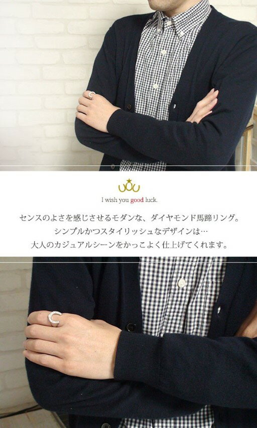 【ふるさと納税】＜ 甲府ジュエリー ＞ 馬蹄リング ホースシューリング pt900 プラチナ メンズリング 指輪 ジュエリーケース付 保証書付 161020osm10 k286-013 サムネイル3