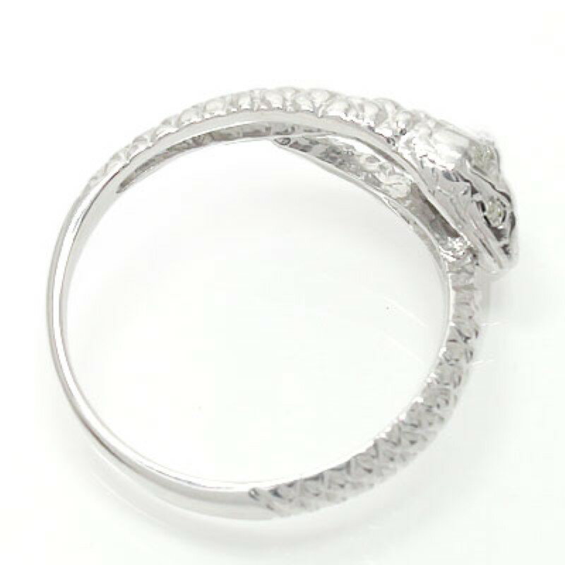 【ふるさと納税】＜ 甲府ジュエリー ＞ 蛇リング スネークリング ピンキーリング 指輪 へび ヘビ pt900 プラチナ ジュエリーケース付 保証書付 120625w07 k286-014 サムネイル3