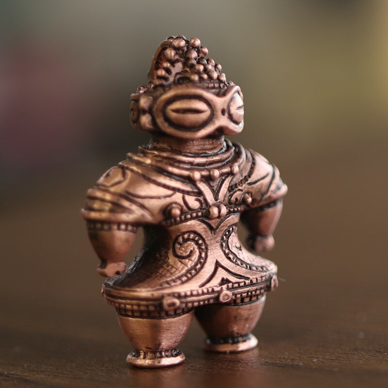 【ふるさと納税】＜ 甲府ジュエリー ＞ ペンダント ネックレス ジュエリー レディース メンズ アクセサリー Do-goods 純銅 縄文 ミニサイズ 遮光器土偶 ロープタイプネックレス オリジナルポーチ付き 保証書付 k279-011 サムネイル2