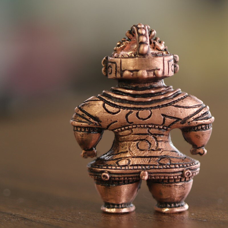 【ふるさと納税】＜ 甲府ジュエリー ＞ ペンダント ネックレス ジュエリー レディース メンズ アクセサリー Do-goods 純銅 縄文 ミニサイズ 遮光器土偶 ロープタイプネックレス オリジナルポーチ付き 保証書付 k279-011 サムネイル3