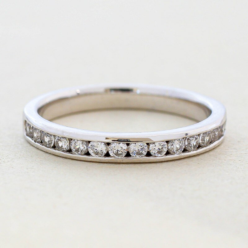 【ふるさと納税】 ＜ 甲府ジュエリー ＞ リング 指輪 ジュエリー レディース アクセサリー 天然 ダイヤモンド 0.3ct 選べる地金 Pt900 プラチナ K18 18金 ホワイトゴールド エタニティ エレガント 普段使い シンプル 高級感 ジュエリーケース付 保証書付 k295-002 サムネイル2