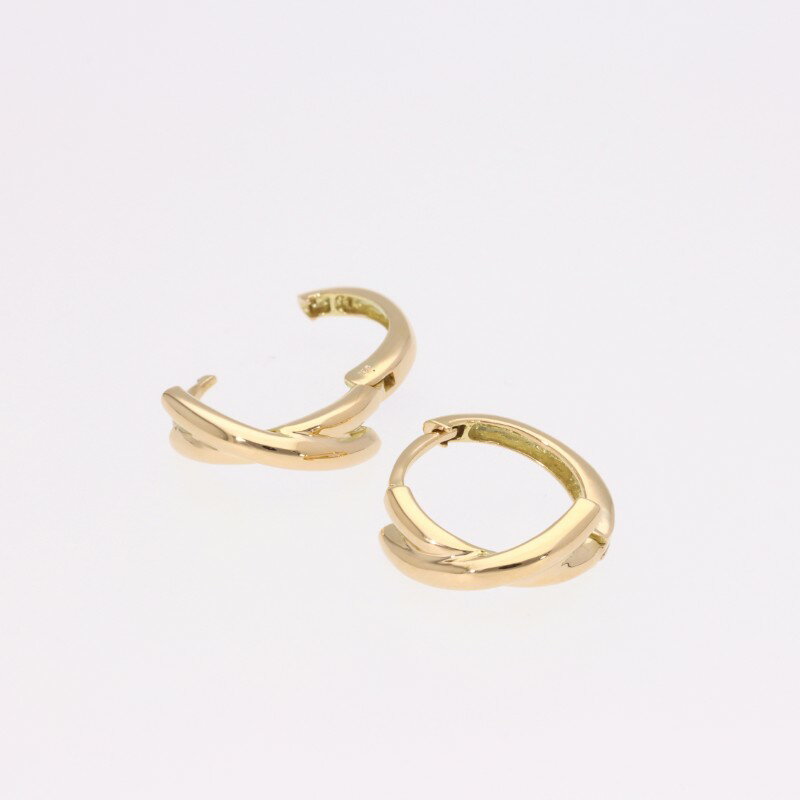 【ふるさと納税】＜ 甲府ジュエリー ＞ ピアス ジュエリー レディース アクセサリー 18金 イエローゴールド エレガント クロス ギフト プレゼント ジュエリーケース付 保証書付 k234-011 サムネイル3