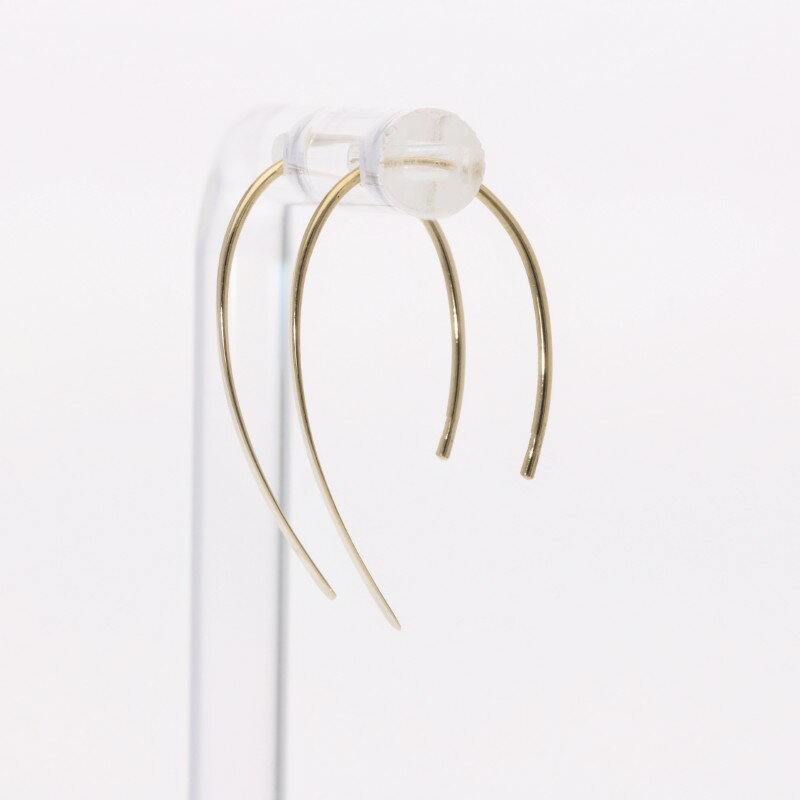 【ふるさと納税】＜ 甲府ジュエリー ＞ ピアス ジュエリー レディース アクセサリー 18金 イエローゴールド デイリー アメリカン シンプル ギフト プレゼント ジュエリーケース付 保証書付 k234-012 サムネイル3