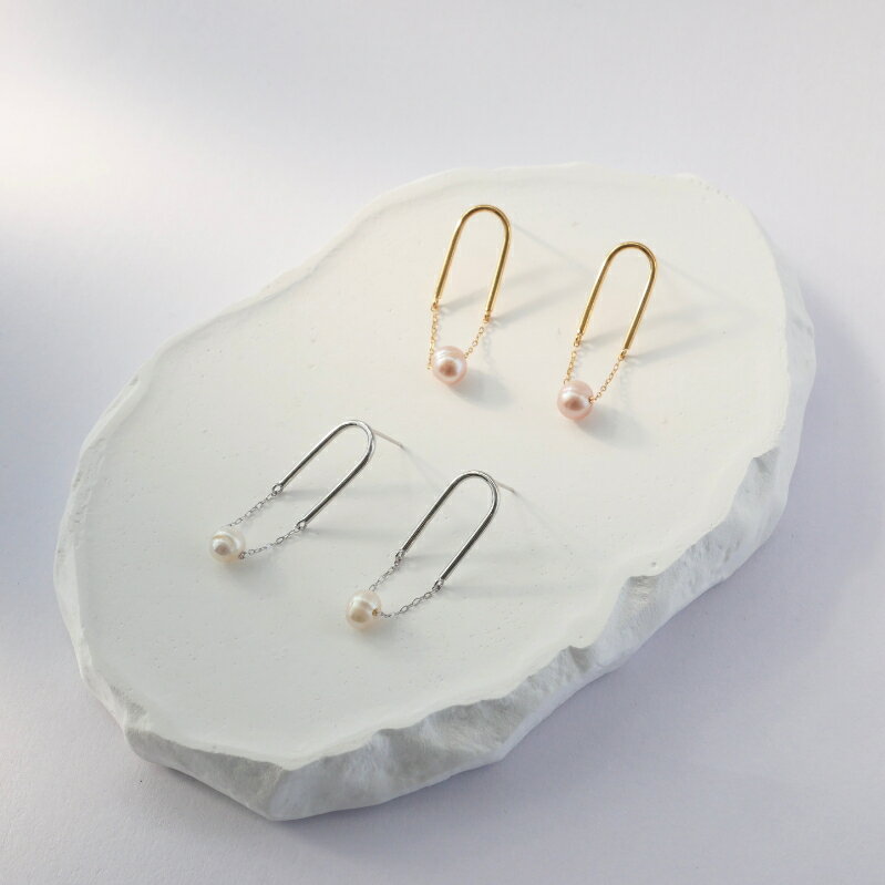 【ふるさと納税】＜ 甲府ジュエリー ＞ ピアス レディース ジュエリー アクセサリー 選べる カラー シルバー925 ロジウムメッキ ゴールドメッキ シルバー ゴールド 淡水パール ペアセット ギフト プレゼント 保証書付 k353-002 サムネイル2