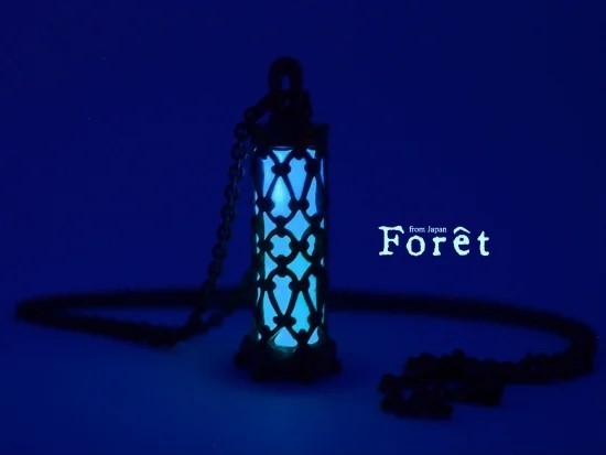 【ふるさと納税】 ジュエリー ネックレス ペンダント アクセサリー 真鍮 蓄光 ステンドグラス風 カジュアル プレゼント ギフト Pilier de Lumiere －光の柱－ スチームパンク サムネイル3