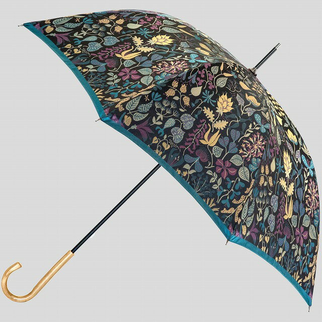 【ふるさと納税】【槙田商店】晴雨兼用長傘 Stig Lハーバリウム　グリーン｜送料無料 傘 雨傘 おしゃれ レディース 贈答 プレゼント ギフト 母の日 誕生日 日本製 女性 長傘 晴雨兼用 ブランド 高品質 婦人用 日傘 UV加工 婦人 ギフト箱入り サムネイル3