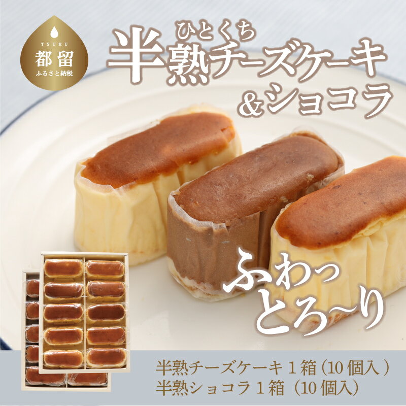 毎年定番人気！！半熟チーズケーキ1箱・半熟ショコラ1箱（各10個入り）計20個【ならや】｜スイーツ ケーキ お菓子 洋菓子 送料無料 プレゼント 贈り物 ギフト チーズ お取り寄せスイーツ スイーツギフト 無添加 naraya