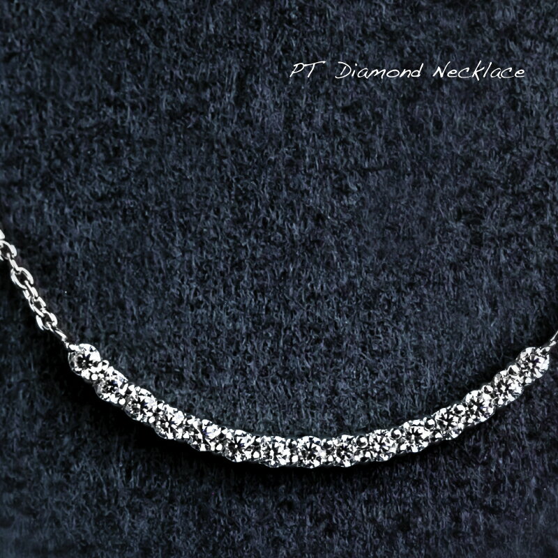 【ふるさと納税】 ダイヤモンドネックレス　0.23ct（PR_MN-126）【リズプラス】｜ ダイヤ ダイヤモンド プラチナ ネックレス ペンダント ジュエリー アクセサリー ギフト プレゼント 鑑別書付 保証書付 サムネイル3