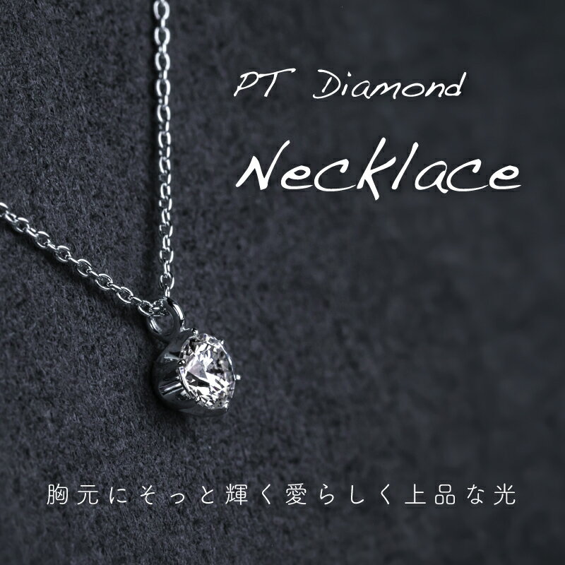 【ふるさと納税】 ダイヤモンドネックレス+ピアス2点セット（PR-423-063）【リズプラス】｜ ダイヤ ダイヤモンド プラチナ ネックレス リング 指輪 ジュエリー アクセサリー ギフト プレゼント 鑑別書付 保証書付 サムネイル3