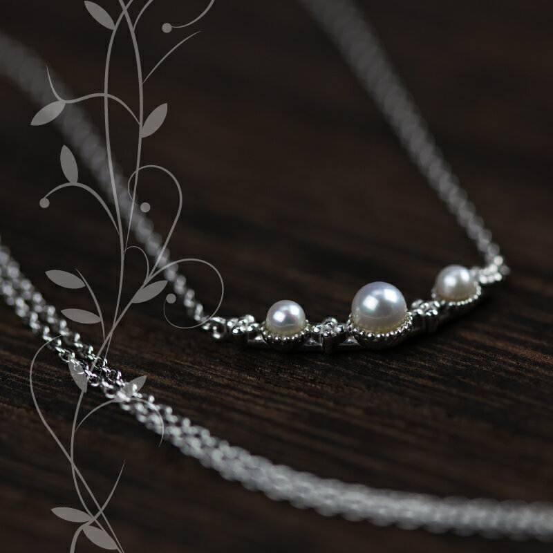 【ふるさと納税】淡水パールネックレス（RP-MN-0497）【リズプラス】｜ パール 真珠 ネックレス ペンダント ジュエリー アクセサリー ギフト プレゼント 鑑別書付 保証書付 サムネイル2