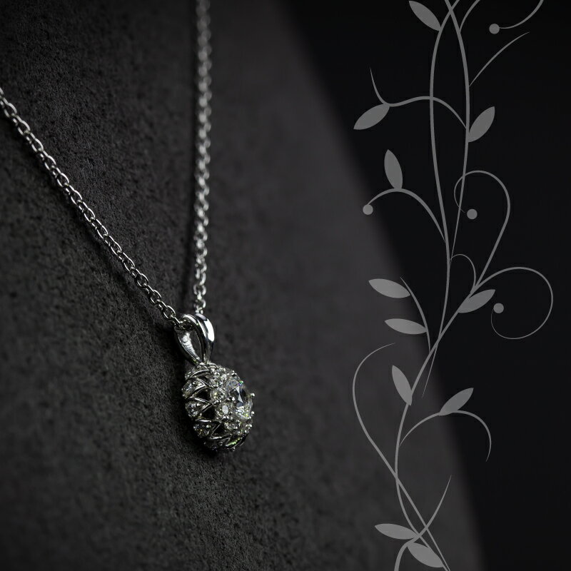 【ふるさと納税】ダイヤモンドネックレス　0.21ct（RP_MN-677）【リズプラス】｜ ダイヤ ダイヤモンド プラチナ ネックレス ペンダント ジュエリー アクセサリー ギフト プレゼント 鑑別書付 保証書付 サムネイル2