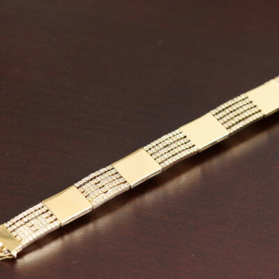 【ふるさと納税】K18ダイヤモンド2.40ctブレスレット【配送不可地域：沖縄県】【1402259】 サムネイル2