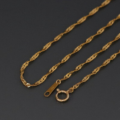 【ふるさと納税】K24純金ワイドスクリュー25チェーンネックレス42cm_ 純金 24金 金 ゴールド gold ジュエリー アクセサリー クリスマス 誕生日 バースデー ギフト 贈答 プレゼント 送料無料 人気 おすすめ 【配送不可地域：沖縄県】【1425374】 サムネイル2