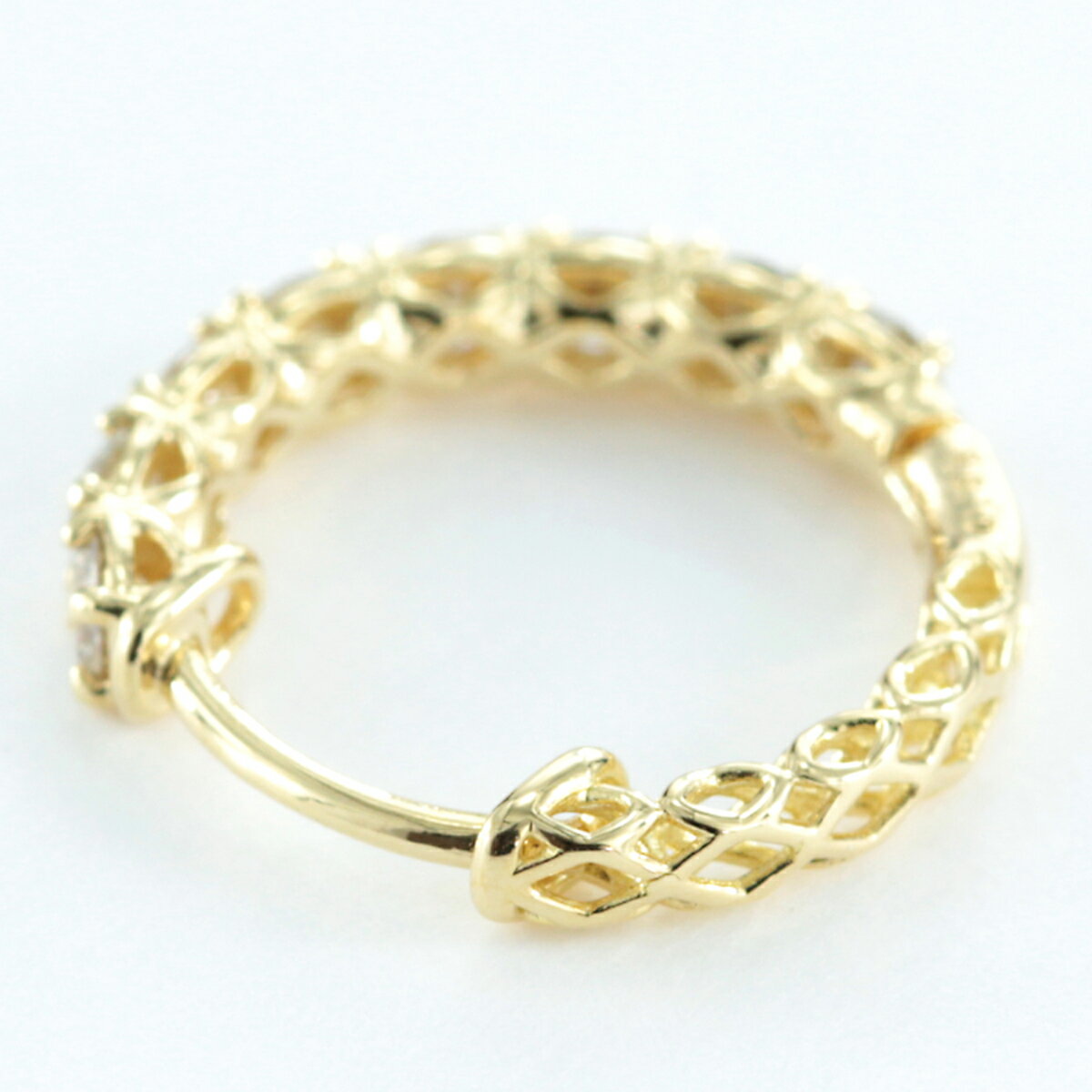 【ふるさと納税】K18YG ダイヤモンド ピアス 0.50ct 17784B K18 DIA PE レディース ファッション ギフト プレゼント 誕生日 記念日 お祝い シンプル おしゃれ かわいい 大人 アクセサリー ジュエリーケース付 ゴールド サムネイル2