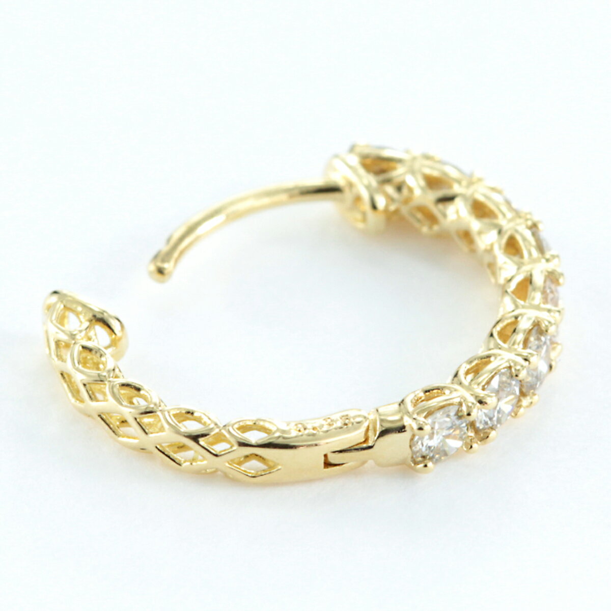 【ふるさと納税】K18YG ダイヤモンド ピアス 0.50ct 17784B K18 DIA PE レディース ファッション ギフト プレゼント 誕生日 記念日 お祝い シンプル おしゃれ かわいい 大人 アクセサリー ジュエリーケース付 ゴールド サムネイル3