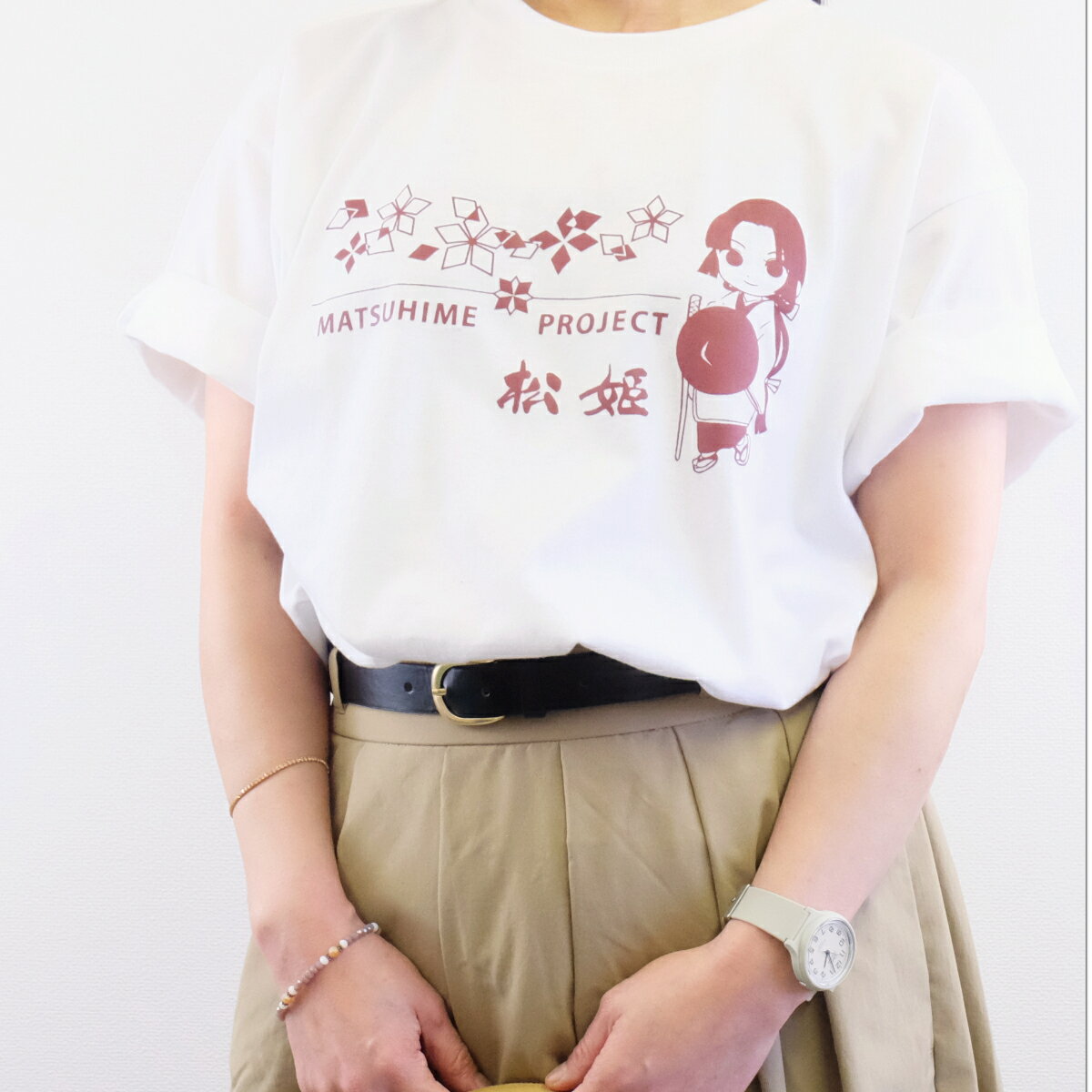 【ふるさと納税】オリジナルTシャツ　松姫　XS～XLサイズ サムネイル3