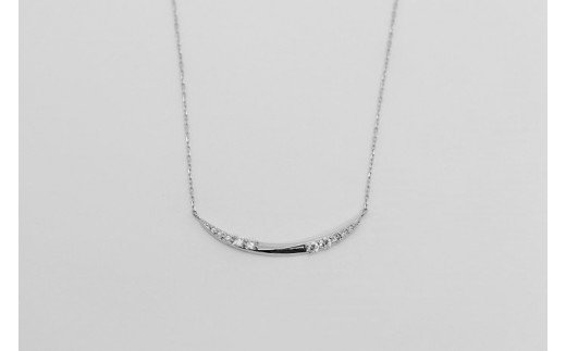 【ふるさと納税】 62-13.Pt900 ダイヤ 10個のグラジュエーションヘッド Islauth13 [slauth 山梨県 韮崎市 20743435] アクセサリー ネックレス ジュエリー ダイヤ シンプル おしゃれ プレゼント ギフト 贈りもの 贈答 サムネイル2