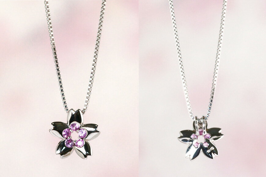 【ふるさと納税】 わに塚の桜モデルペンダント『チェリーサークル』満開カラー [スーパークラフト 山梨県 韮崎市 20743206] サムネイル3