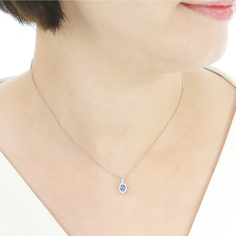 【ふるさと納税】 ネックレス プラチナ PT900 ダイヤモンド 0.12ct 【f257-pt-ta】 [オーダーメイドジュエリーメイ 山梨県 韮崎市 20742932] ペンダント ジュエリー アクセサリー ダイヤ 宝石 サムネイル3