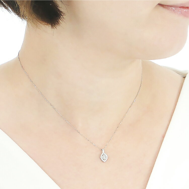 【ふるさと納税】 ネックレス プラチナ PT900 ダイヤモンド 【f257-pt-d】 [オーダーメイドジュエリーメイ 山梨県 韮崎市 20742933] ペンダント ジュエリー アクセサリー ダイヤ 宝石 サムネイル3