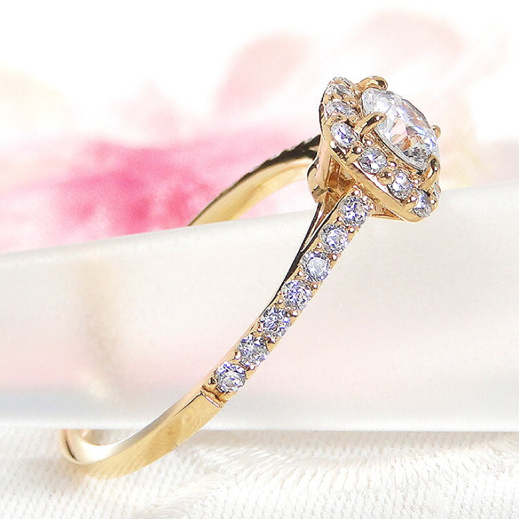 【ふるさと納税】 指輪 K18YG イエローゴールド ダイヤモンド 中石 0.3ct 合計0.56ct 5〜16号 ソーティング付 18金 スクエアリング【f069-k18yg】 [株式会社オーダーメイドジュエリーメイ 山梨県 韮崎市 20742947] リング アクセサリー ジュエリー アクセ サムネイル3