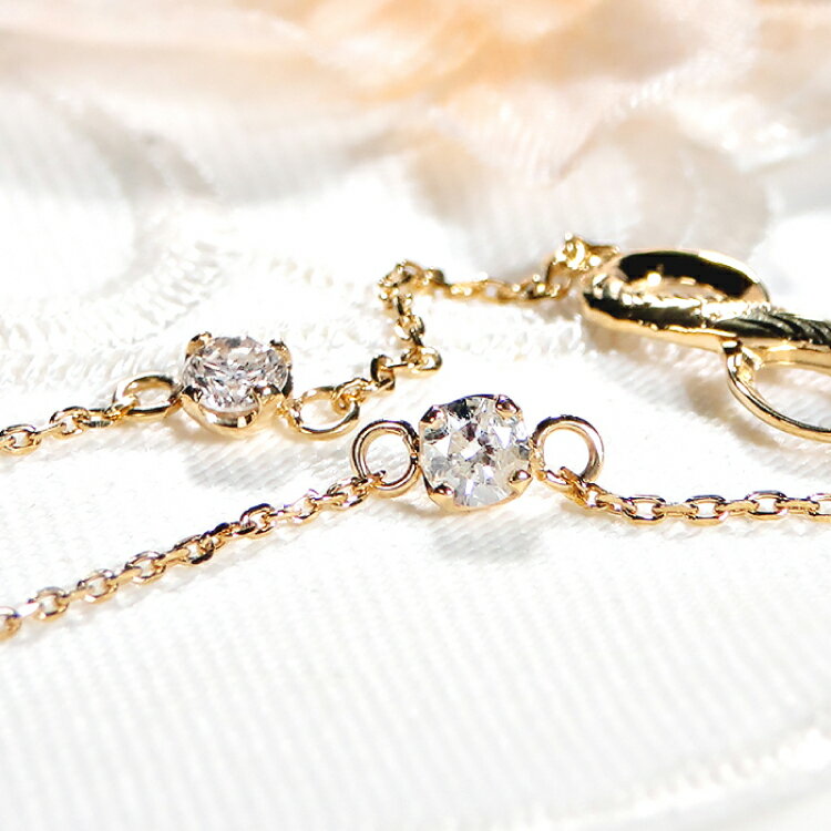 【ふるさと納税】ハワイアンジュエリー ブレスレット K18YG イエローゴールド ダイヤモンド 0.2ct 無限大 ∞ インフィニティ 18金 手彫り彫刻 チェーンブレスレット アクセサリー アクセ ジュエリー 【f184-k18yg】 [オーダーメイドジュエリーメイ 山梨県 韮崎市 20745207] サムネイル3