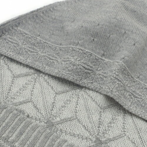 【ふるさと納税】 3.5-9-16 ウィンザーオパール麻の葉柄フードつきアフガン ふるさと納税 ウィンザーオパール　麻の葉柄　アフガン　フード　ウール100％　ファッション　小物　赤ちゃん　新生児　子供 おすすめ 山梨県 南アルプス市 送料無料 ALPDA016 サムネイル2