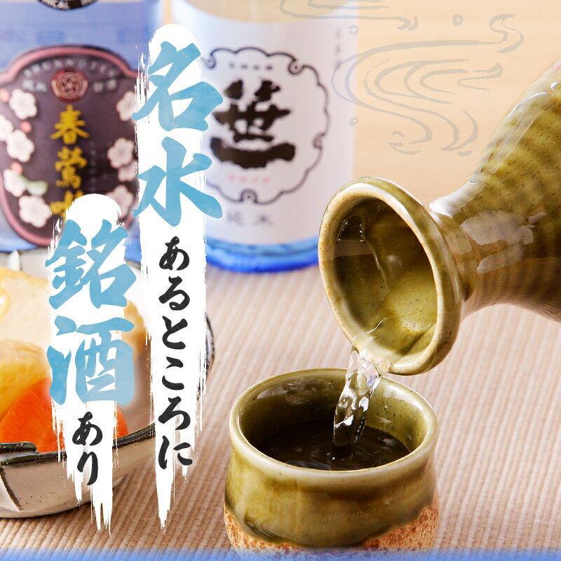 【ふるさと納税】 酒 純米酒 山の酒 山梨県産 飲み比べ セット 4本 180ml お猪口 2個 贈答 ギフト 送料無料 サムネイル2