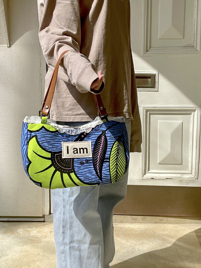 【ふるさと納税】 バッグ ハンドバッグ コットン レザー ボタニカルプリント BOTANICAL PRINT BAG 送料無料 サムネイル2