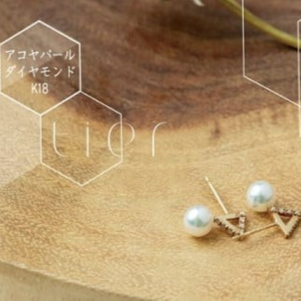 【ふるさと納税】 【tier】 K18　ベガアコヤパールピアス AD-233 サムネイル2