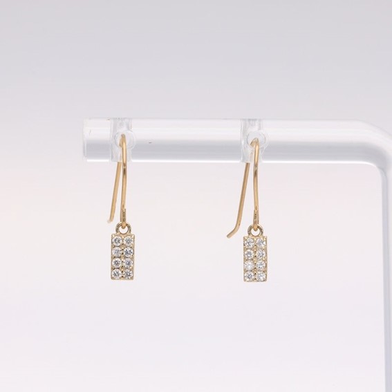 【ふるさと納税】AQ-294　LB-62　 KeriA K10　ラボグロウン　ダイヤモンド　ピアス　アクセサリー　ジュエリー　プレゼント　フック サムネイル3