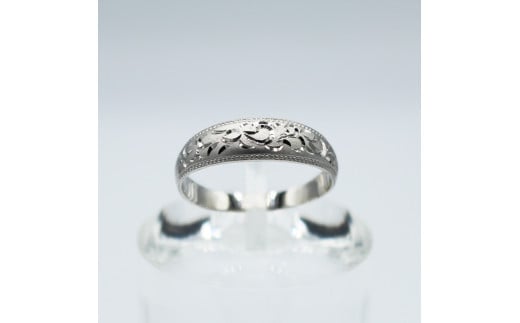 【ふるさと納税】 純プラチナ 唐草リング Pt999 (17184) サムネイル2