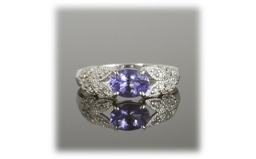 【ふるさと納税】 タンザナイト リング 0.7ct K10WG/K10YG (13387) サムネイル2