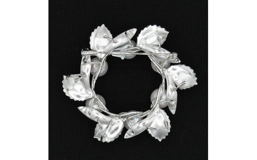 【ふるさと納税】 アコヤ真珠 パール ブローチ 8.5mm 6個付 SV925 (25399) サムネイル3