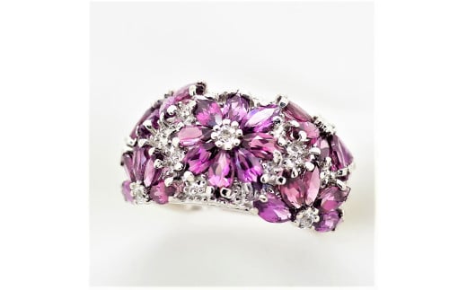 ロードライトガーネット リング 4.0ct SV925 (12505)