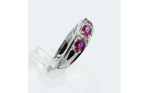 【ふるさと納税】 ルビー リング 0.5ct Pt900 (12527) サムネイル3